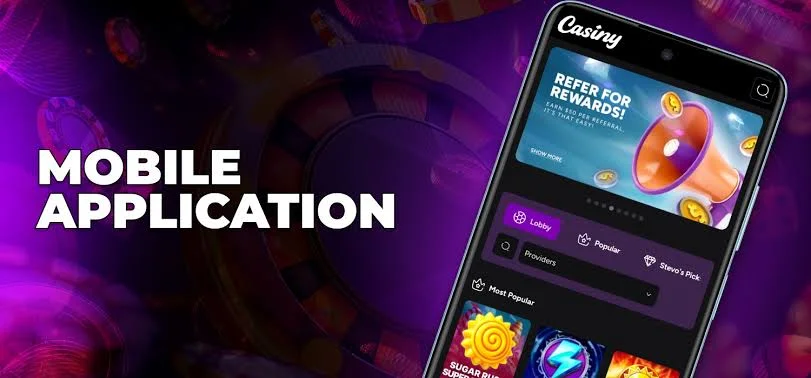 Casiny Casino App Screenshot